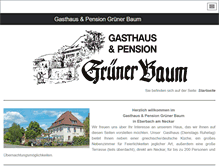 Tablet Screenshot of gruener-baum-eberbach.com